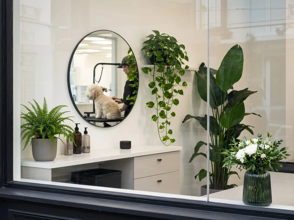 Salon floor