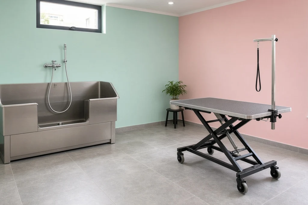 Grooming table at Groomvro